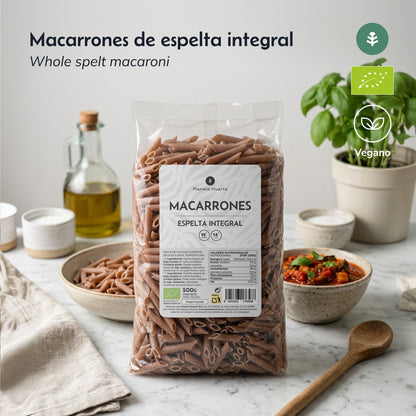 Macaronis à l'épeautre complet ECO Planeta Huerto 500gr