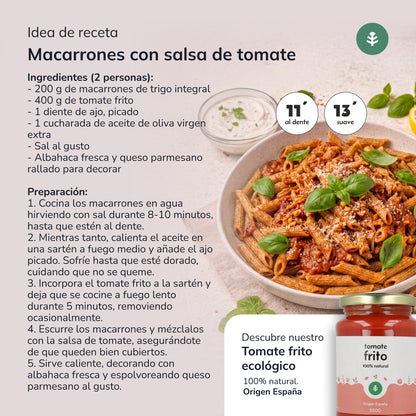 Macaroni de blé entier ECO Planeta Huerto 500gr