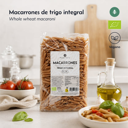Macaroni de blé entier ECO Planeta Huerto 500gr