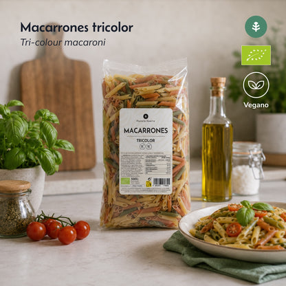 Macarons tricolores ECO Planeta Huerto 500g
