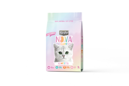 Kit Cat Arena Eco SoyaClump - Confetti 7 L Litière pour chat