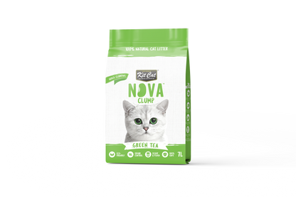 Kit Cat Arena Eco SoyaClump - Green Tea 7 L Litière pour chat