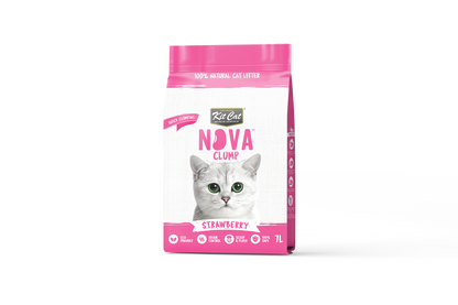 Kit Cat Arena Eco SoyaClump - Strawberry 7 L Litière pour chat