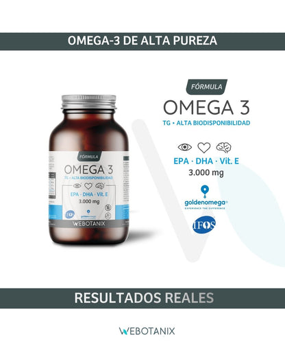 Omega 3 Formule Golden Omega WeBotanix 90 perles