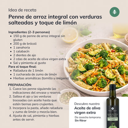 Macaronis de riz complet ECO sans gluten Planeta Huerto 500 g