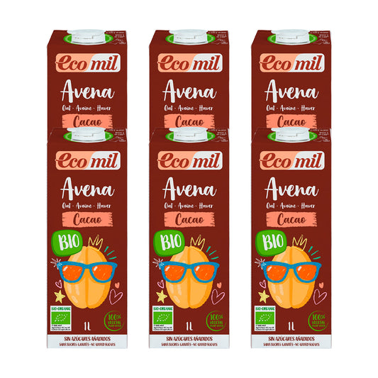 Pack 6 x Boisson à l'avoine Choco NaturGreen 1 L