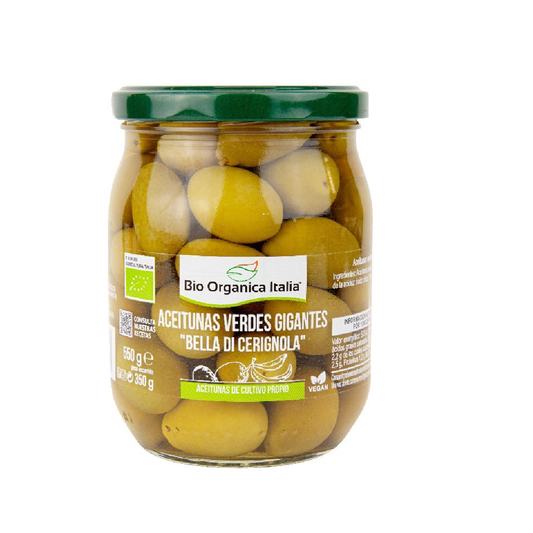 Olives vertes géantes Bio Organica Italia 550 g