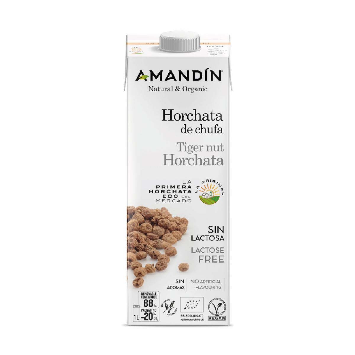 Horchata de chufa Eco Amandín 1 L