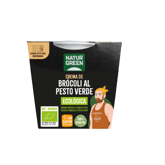Crème de brocoli au pesto vert Naturgreen, 310 g