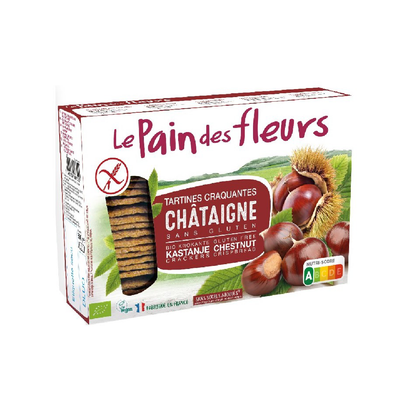 Crackers croustillants aux châtaignes BIO Le pain de fleurs 300 g