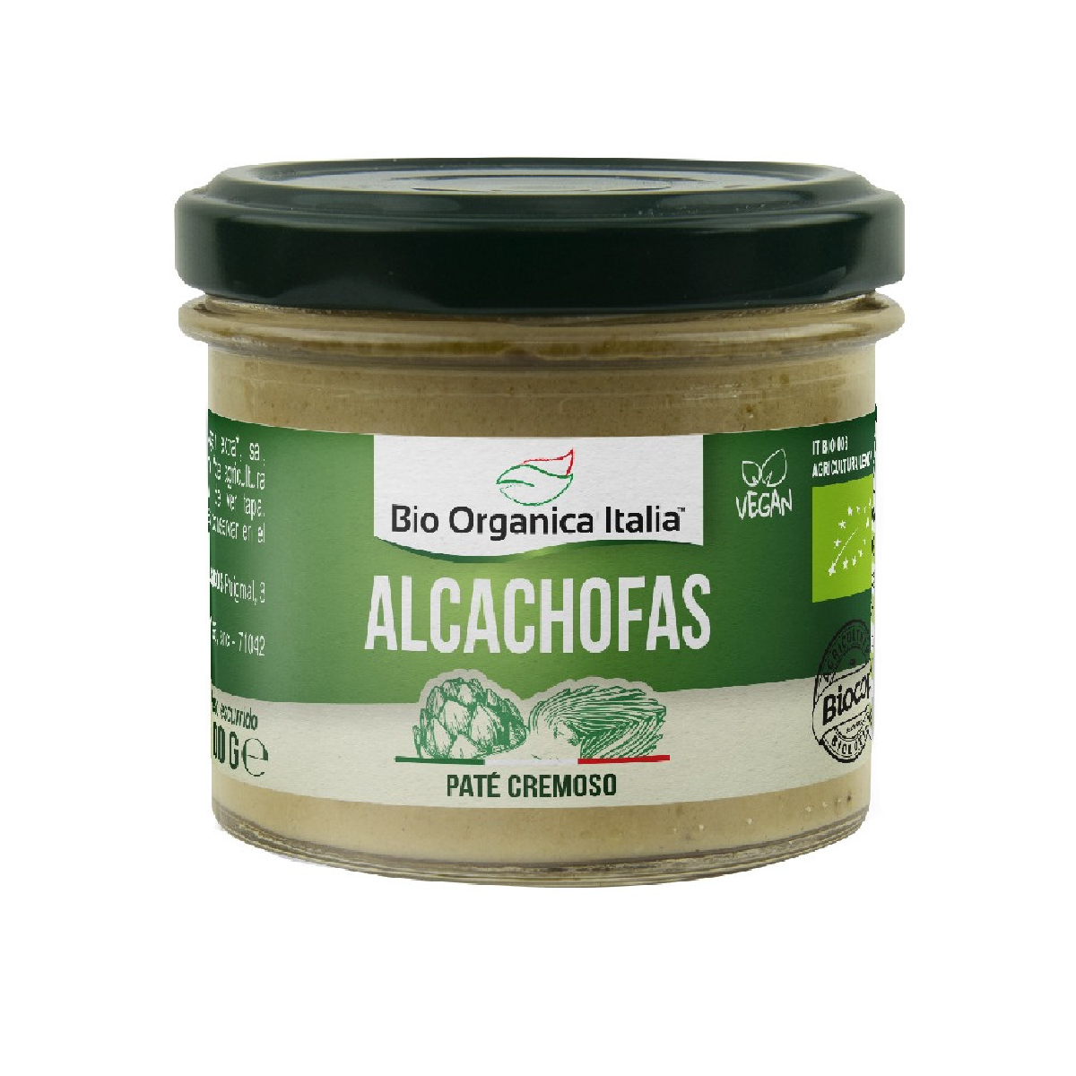 Pâté d'artichauts Bio Organica Italia 100 g