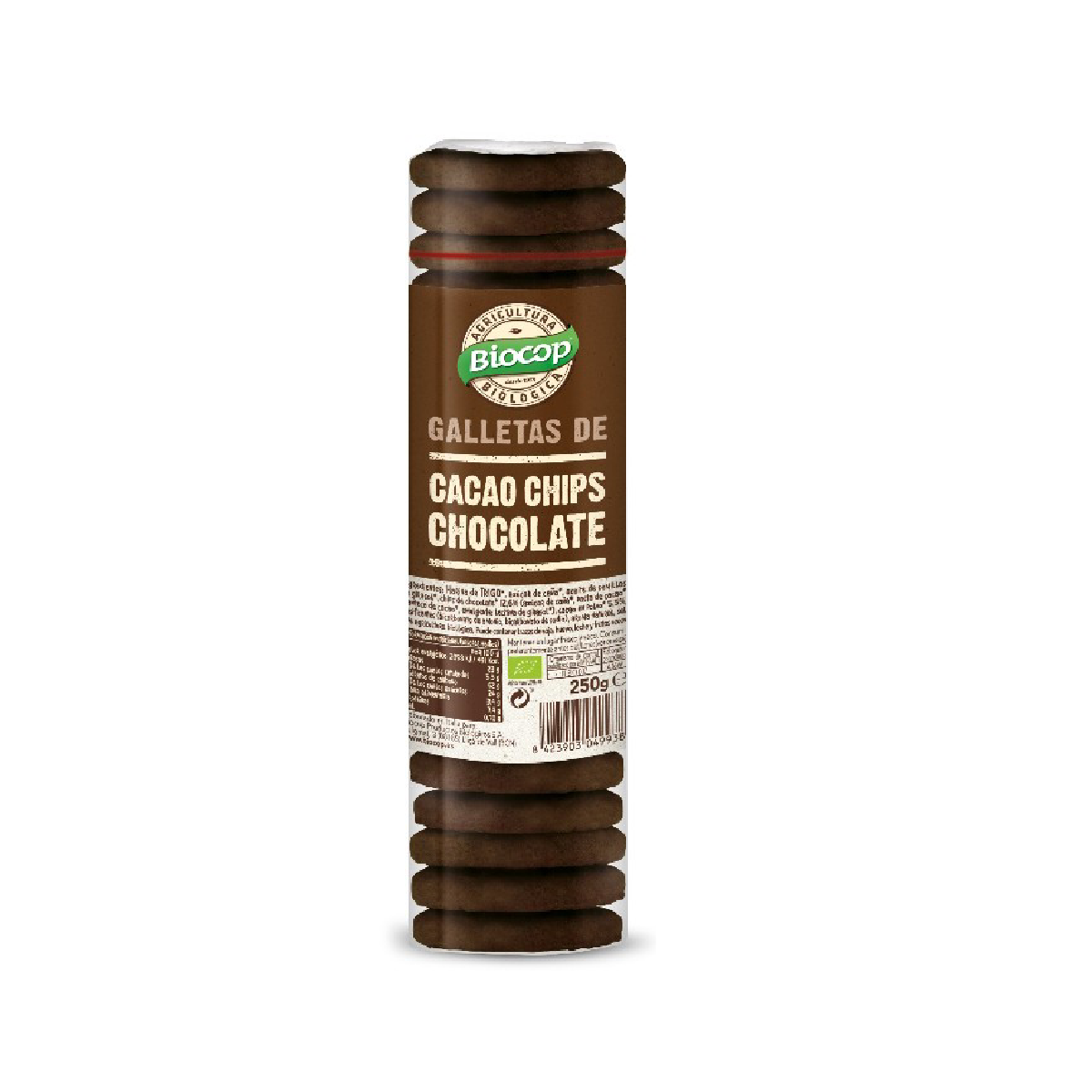 Biscuits au cacao et pépites de chocolat Bio Biocop 250 g