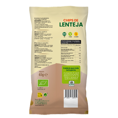 Chips de lentilles bio Sol Natural 65 g