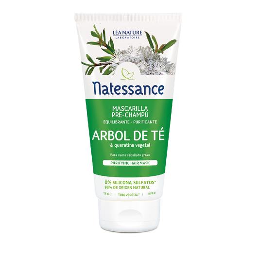 Masque pré-shampooing à l'arbre à thé Natessance 150 ml