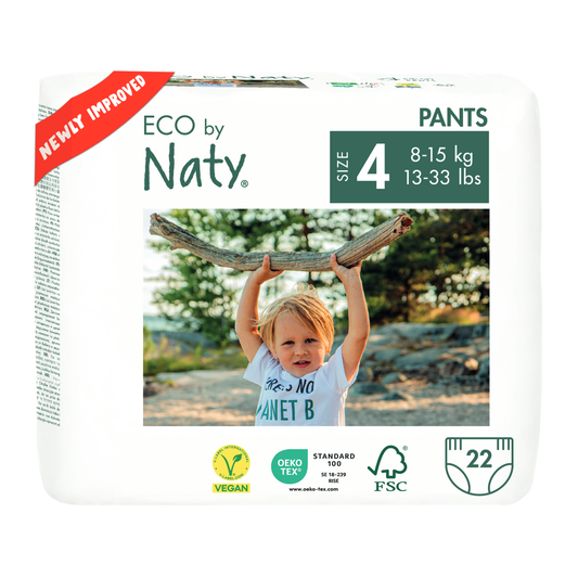 Culottes de protection n° 4 Naty 8-15 kg, 22 unités