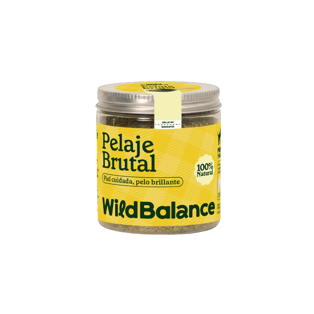 Pelaje Brutal Complément alimentaire pour animaux Wild Balance 100 g