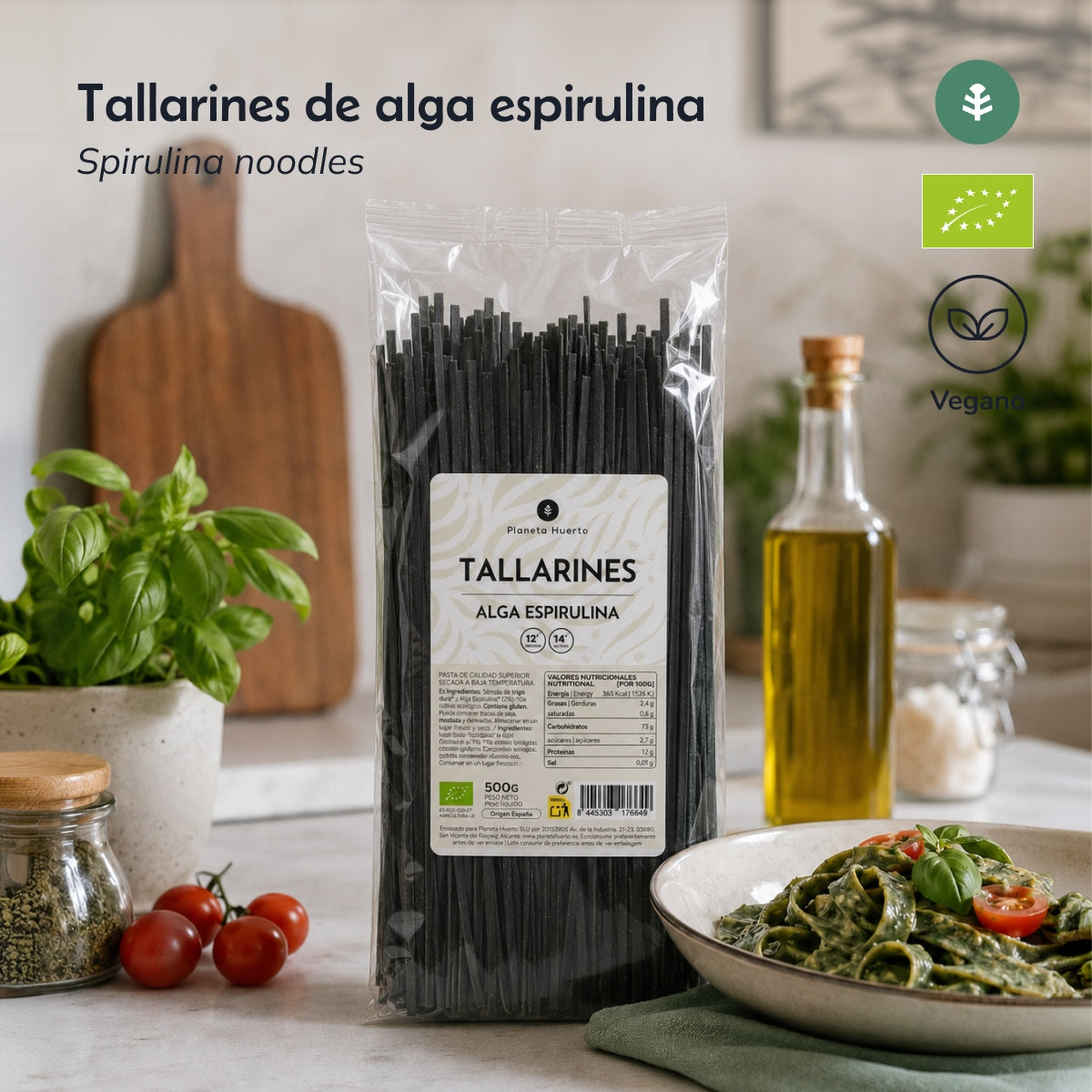 Tagliatelles aux algues ECO Planeta Huerto 500gr