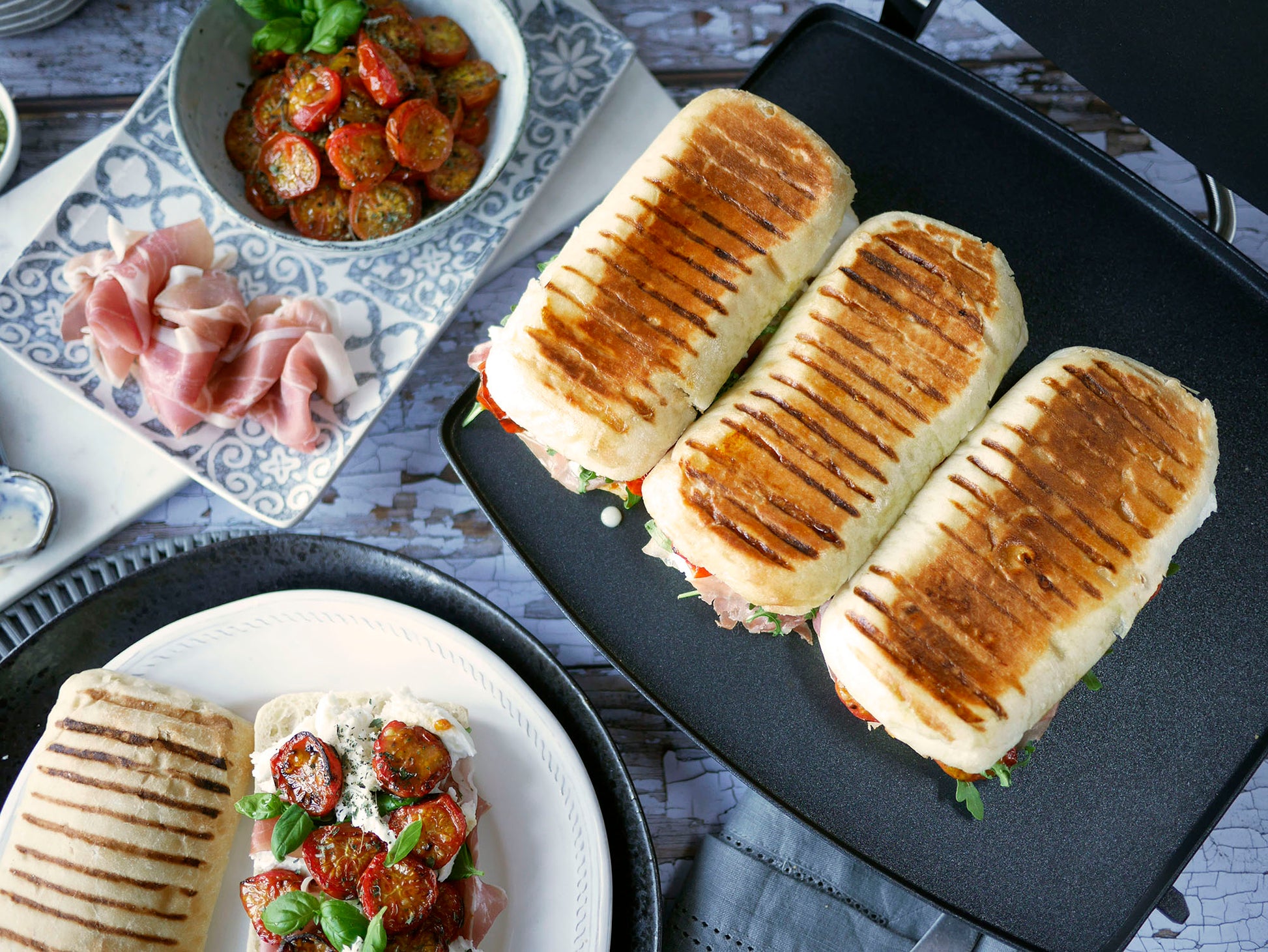 Breville VST026X Grille-pain Panini grande taille