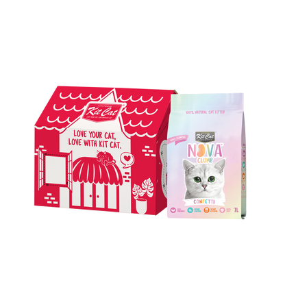 Kit Cat Arena Eco SoyaClump - Confetti 7 L Litière pour chat