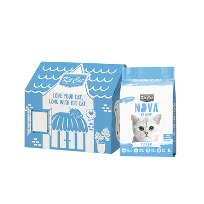 Kit Cat Arena Eco SoyaClump - Kitten Baby Powder 7 L Litière pour chat
