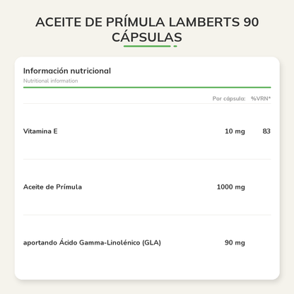 Información nutricional