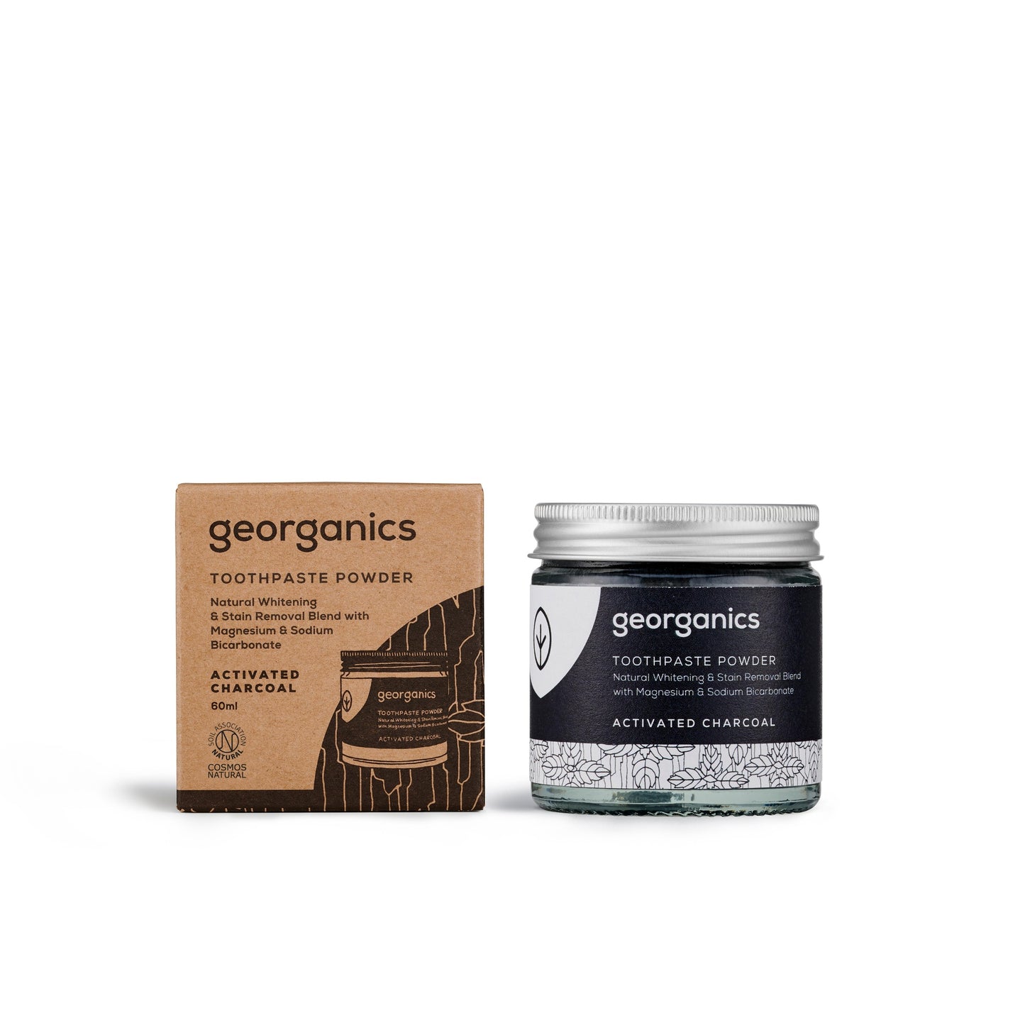 Blanqueador Dental en polvo Carbón Activado Georganics 60ml