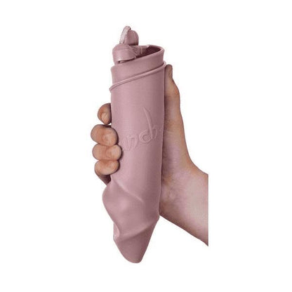 Cubo de playa de silicona Scrunch Rosa pastel