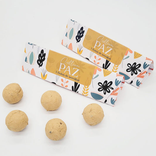 Bolas de semillas Cultiva Paz Regalo Ideal, Garden Pocket