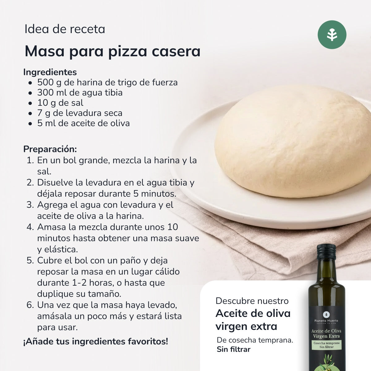 Harina de Trigo de Fuerza Eco Planeta Huerto 800 g