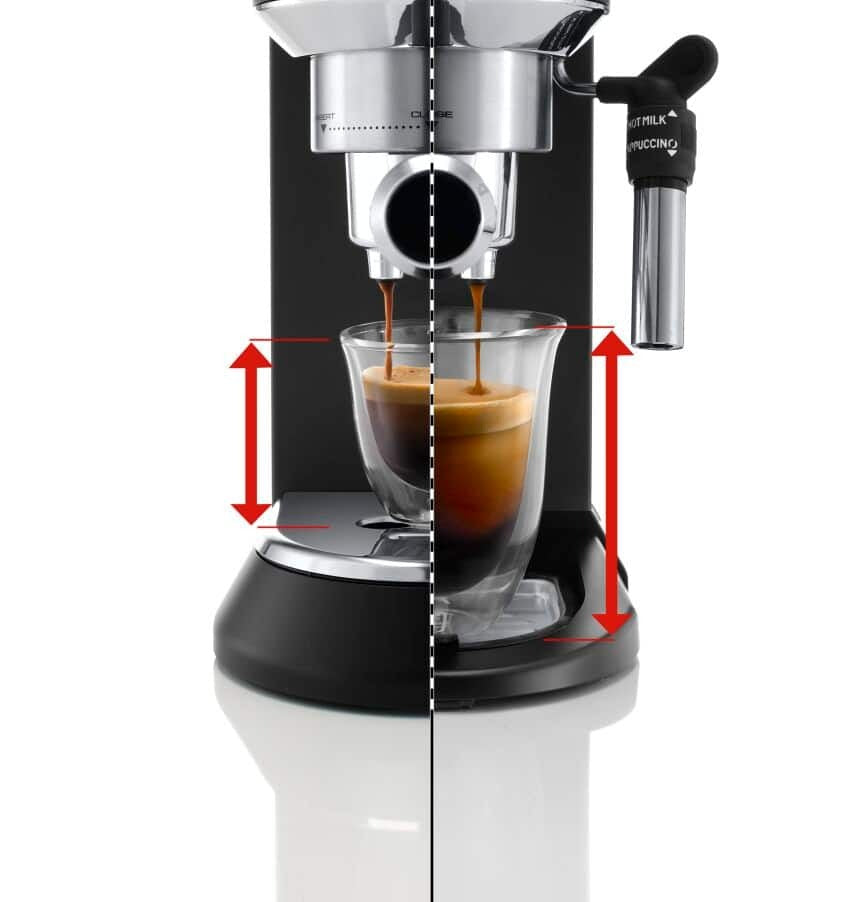 Delonghi Dedica Style Cafetera manual Espresso y Capuccino EC685.BK negro