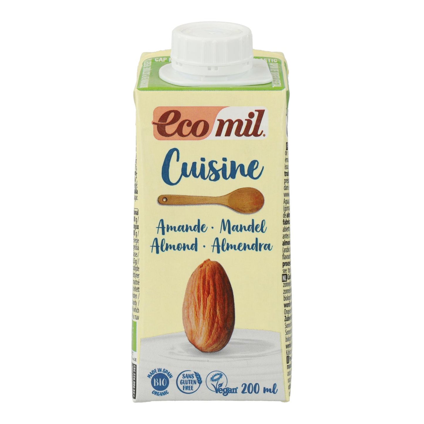 Preparado culinario Cuisine Almendra Ecomil 500 ml