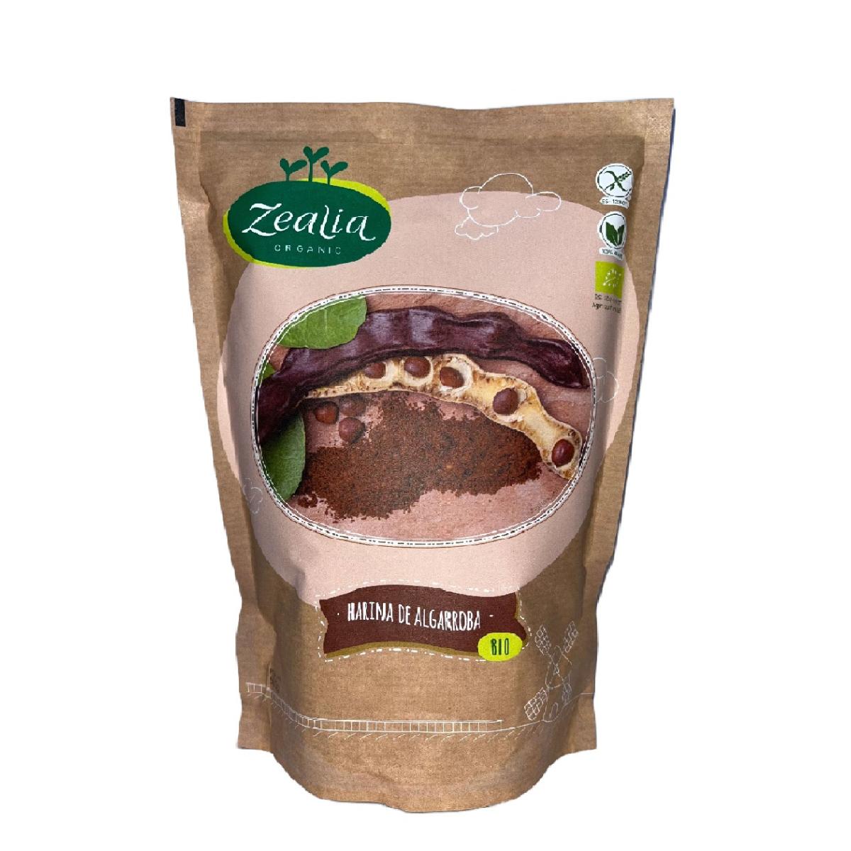 Harina de algarroba BIO Sin Gluten Zealia 500 gr