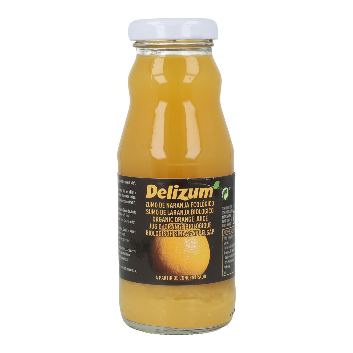Zumo de Naranja ecológico Delizum 1 Litro