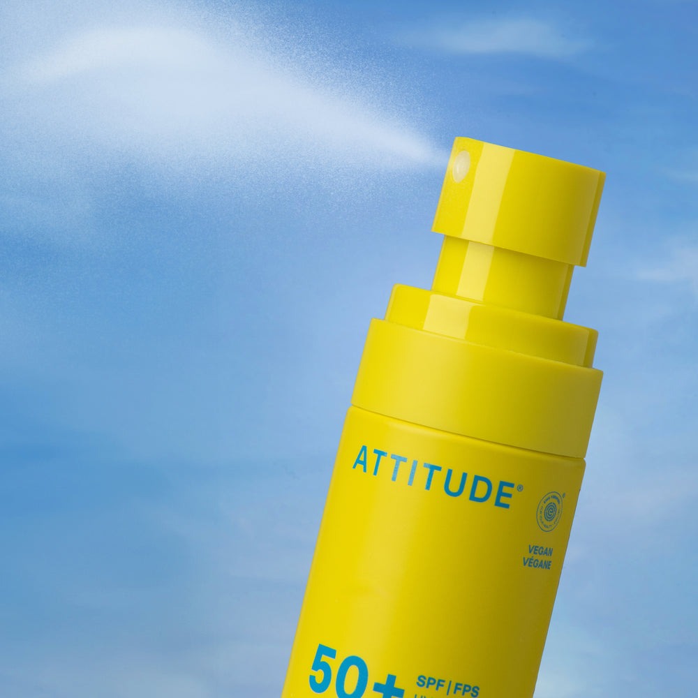Mineral sunscreen Spray Face & Body Kids SPF 50 unscented Attitude Sunly 75 ml