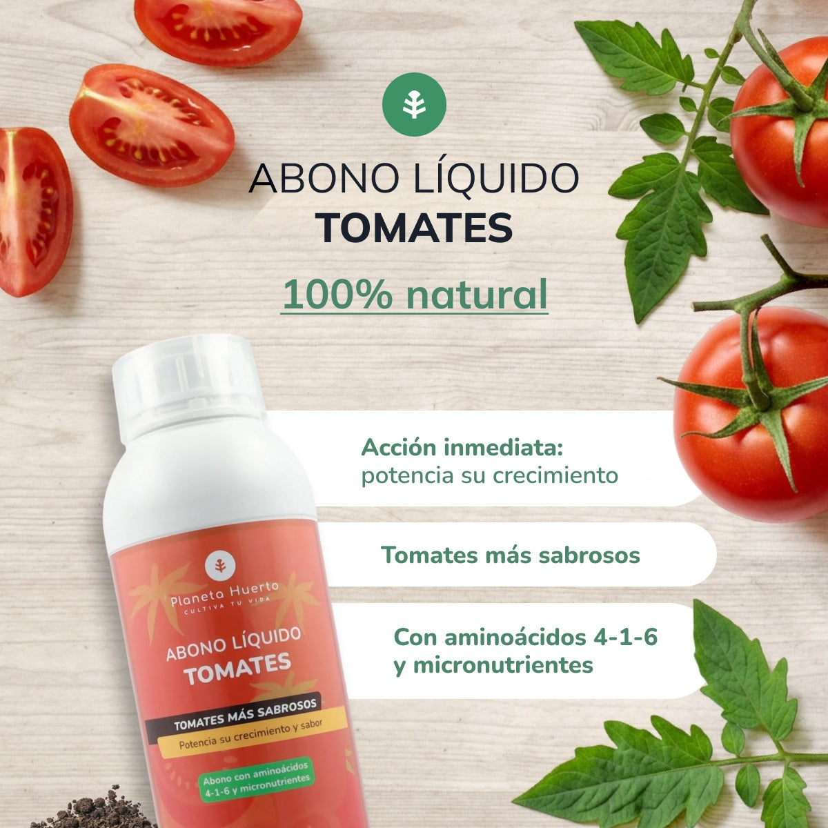 Engrais liquide Tomates Planeta Huerto 1 l