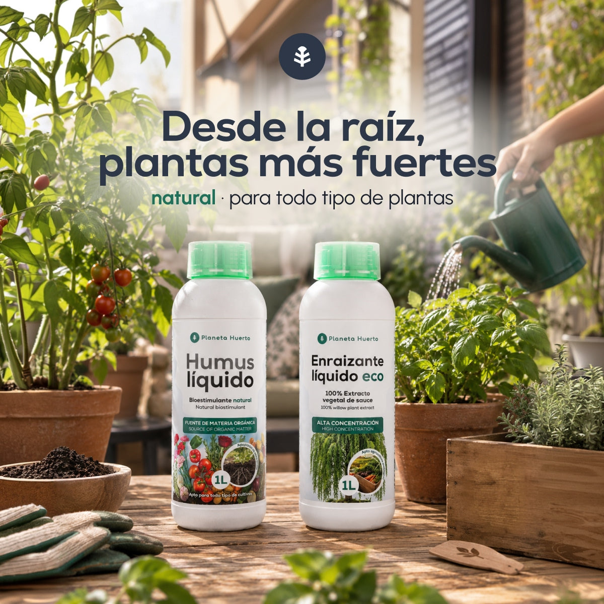 Humus Liquide Biostimulant Naturel 1L Planeta Huerto