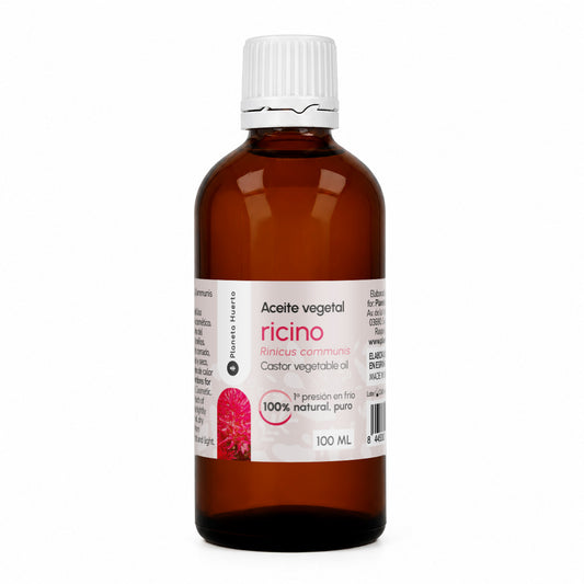 Huile de ricin biologique pressée à froid Planeta Huerto 100 ml