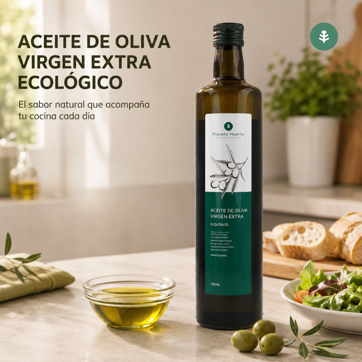Huile d'olive vierge extra ECO Planeta Huerto 5 L