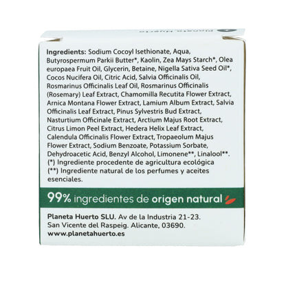 Champú sólido Anticaspa con Romero y Salvia Planeta Huerto 85 gr