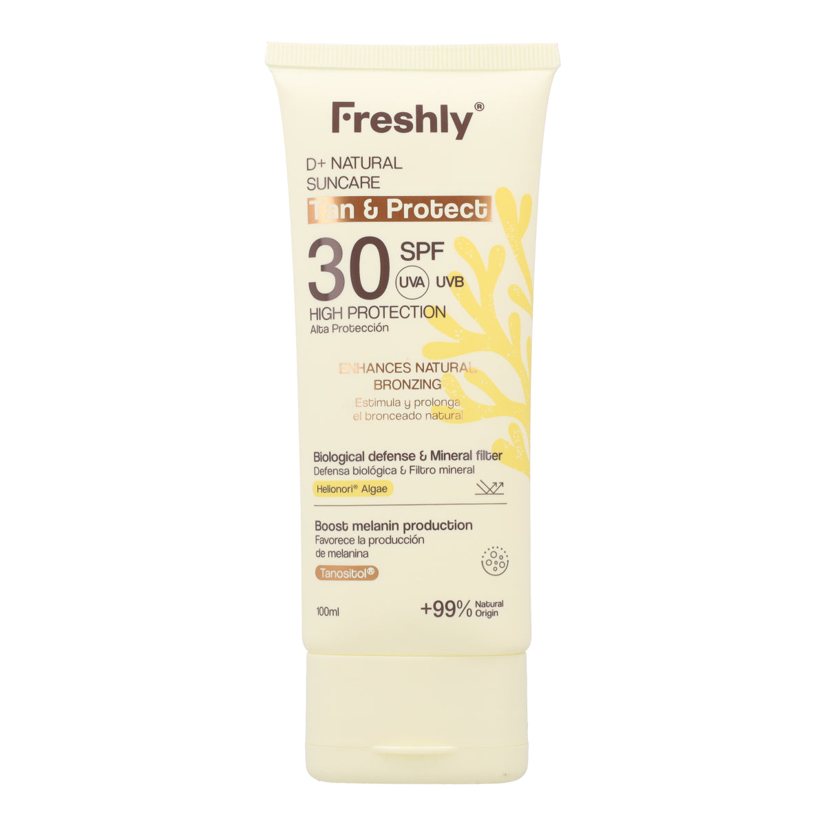 D+ Natural Suncare Tan & Protect SPF30 100 ml