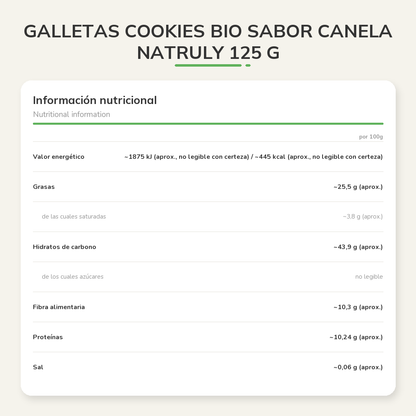 Información nutricional