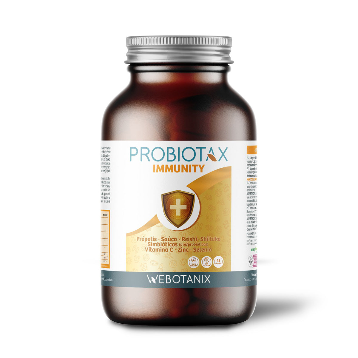 Probiotax Immunity Defensas WeBotanix 45 cápsulas