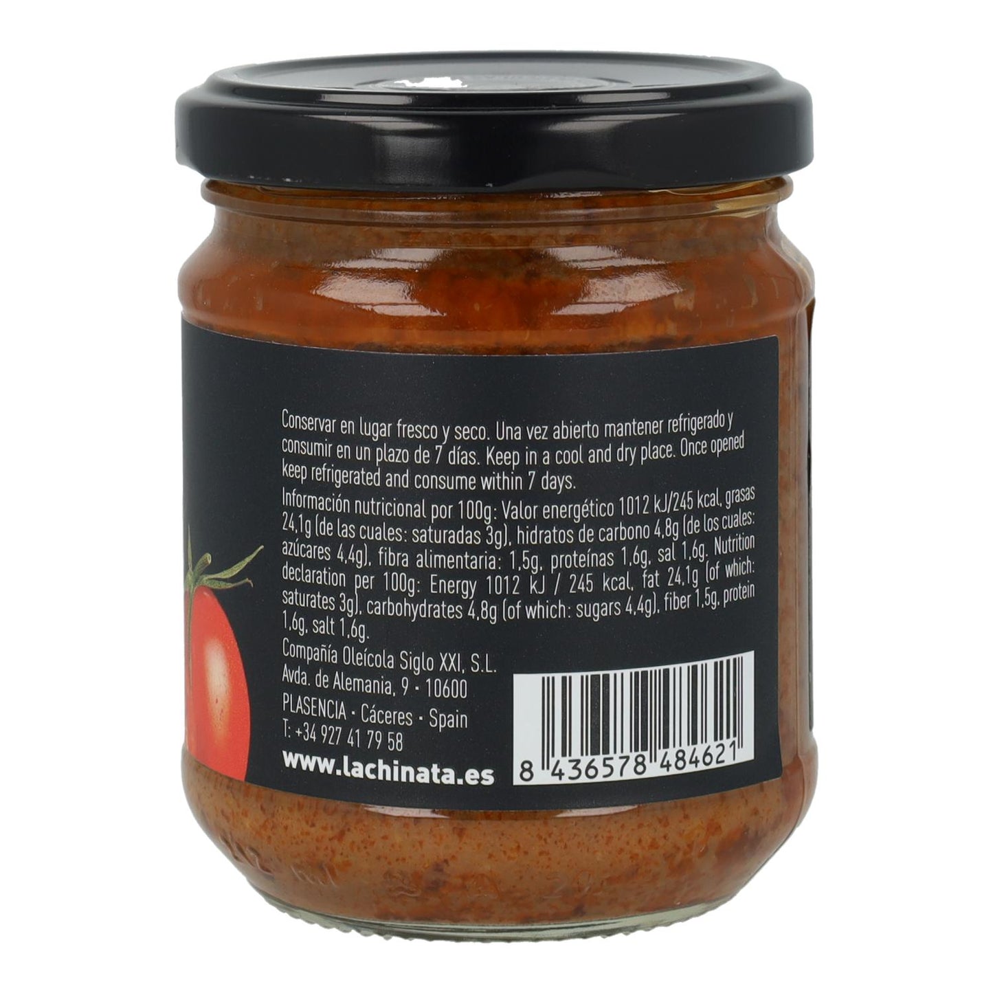 Crema de Tomates y Aceitunas La Chinata 180 g