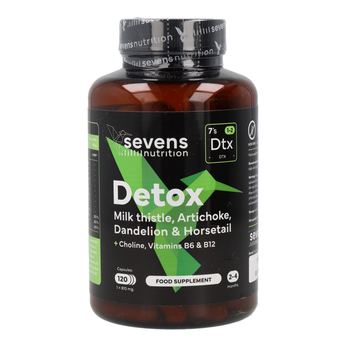 Chardon Marie Détox Sevens Nutrition 120 gélules