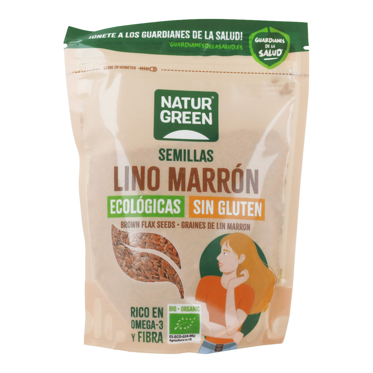 Lin brun bio NaturGreen 225 g