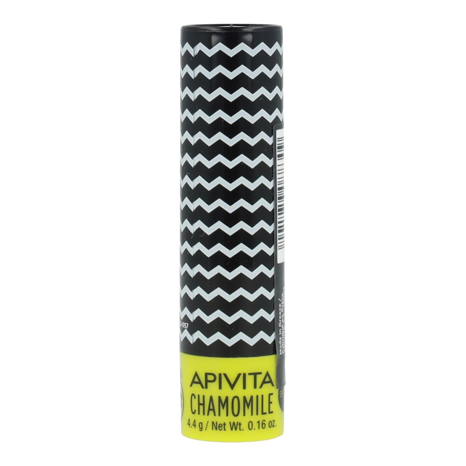 Bálsamo labial Spf15 con camomila Apivita 4,4g Bálsamo Labial Spf15 con Camomila Apivita 4,4g