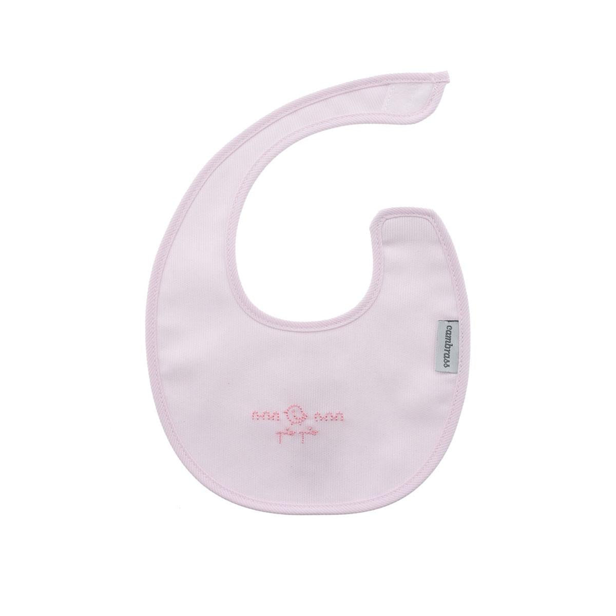 Babero redondo con velcro Pío pío de Cambrass Color celeste