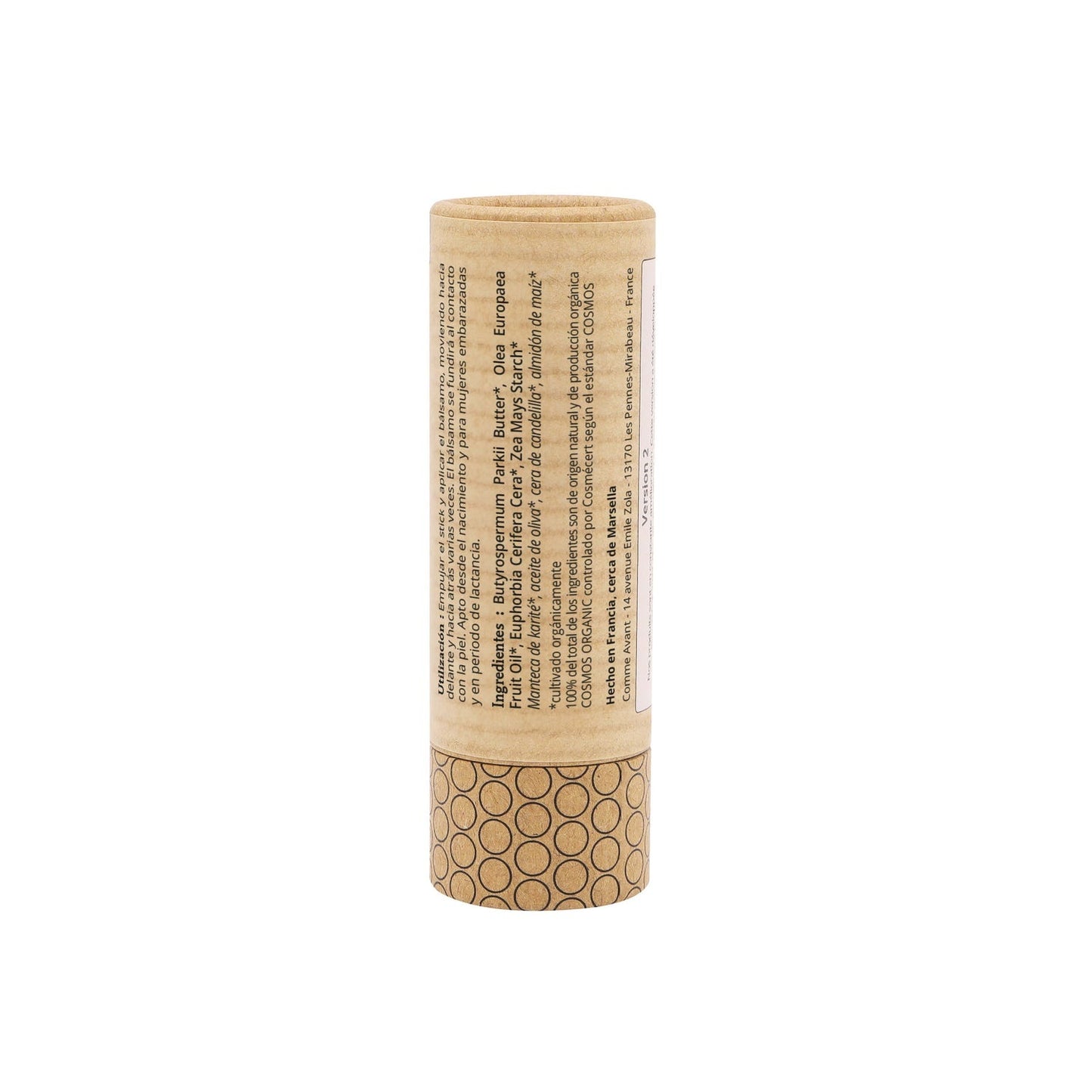 Bálsamo labial con manteca de karité Sin Perfume Comme Avant 15 g