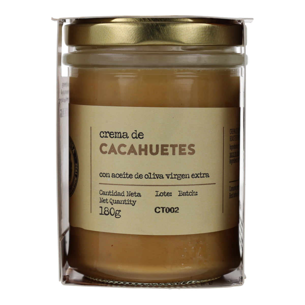 Crème de cacahuètes à l'huile d'olive vierge extra La Chinata 180 g