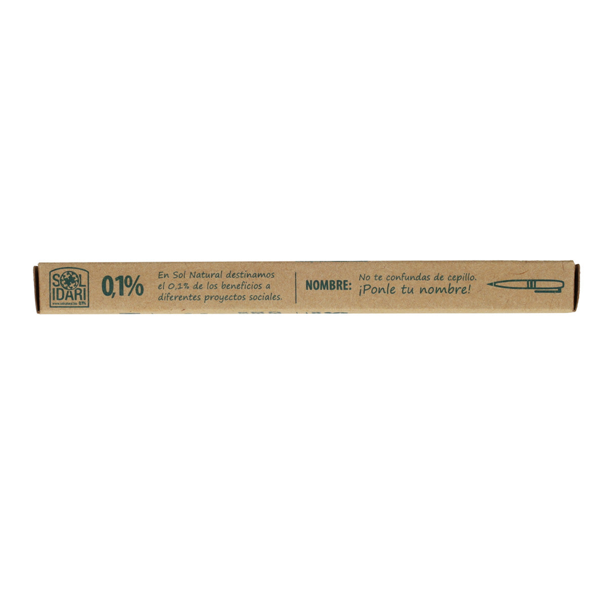 Cepillo dental de bambú infantil Sol Natural